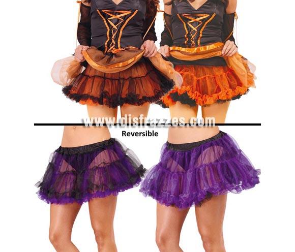 Foto Tutú naranja o lila reversible