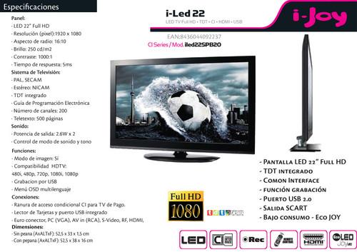Foto TV I-JOY LED 22 22