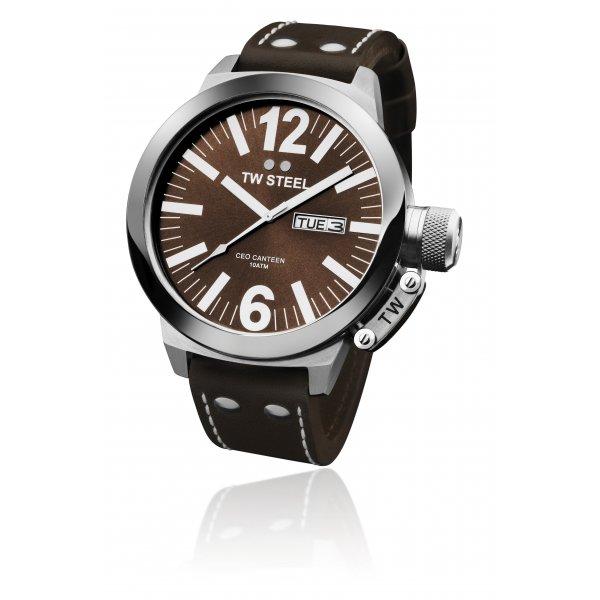 Foto TW Steel CEO CE1009 Brown Leather Strap Watch