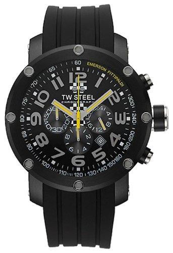 Foto TW Steel TW-610 - Reloj de caballero de cuarzo, correa de silicona color negro