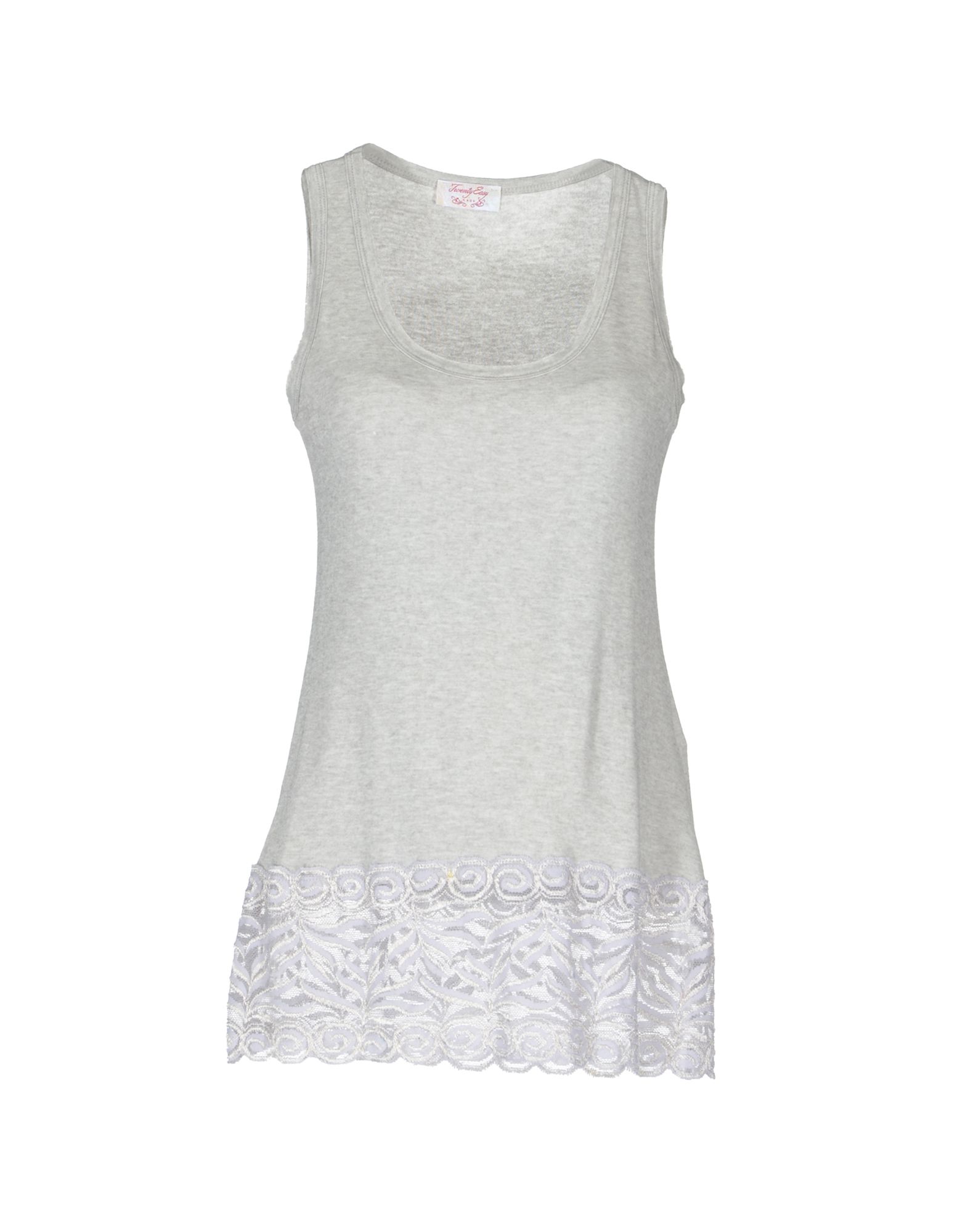 Foto Twenty Easy By Kaos Tops Mujer Gris perla