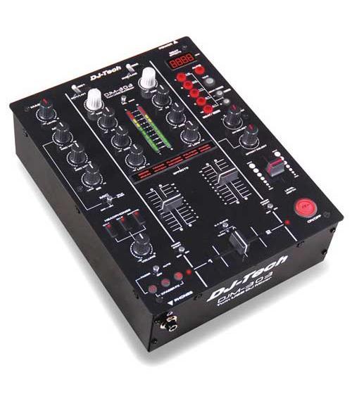 Foto twin usb - 2 channel dj mixer dj tech djm303