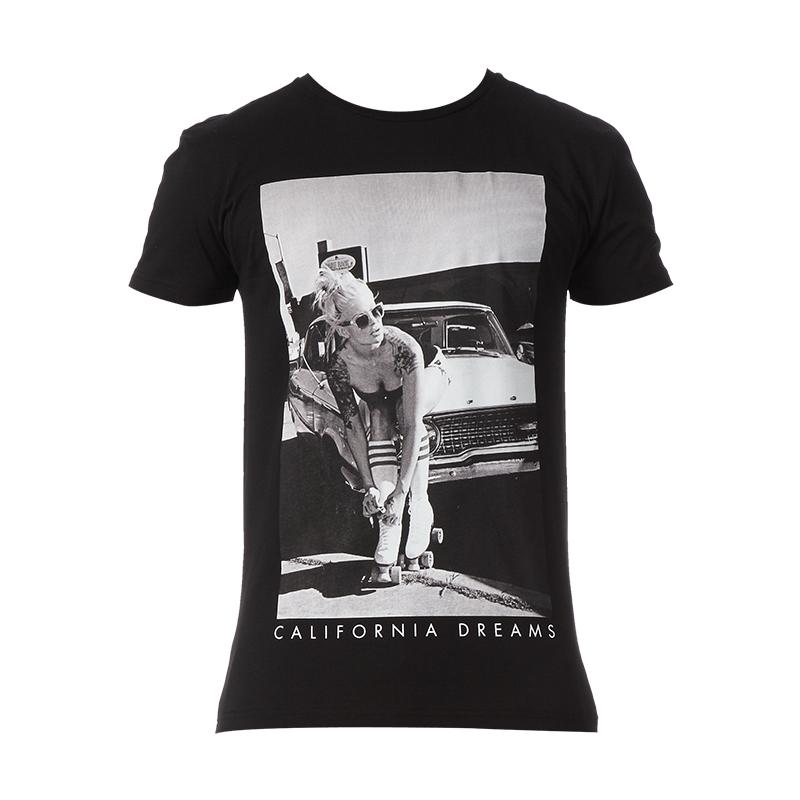 Foto Two Angle Camiseta de manga corta - golden - Negro