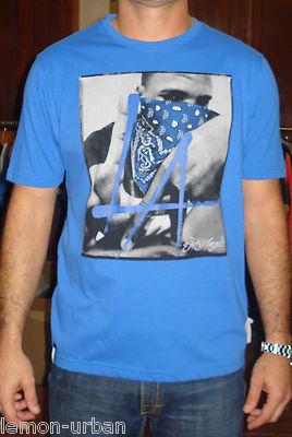 Foto Two Angle Camiseta T-shirt-cree-azul Royal-talla:xxl-