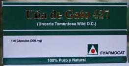 Foto Uña de Gato (Uncaria tomentosa) 100 cápsulas de 420 mg
