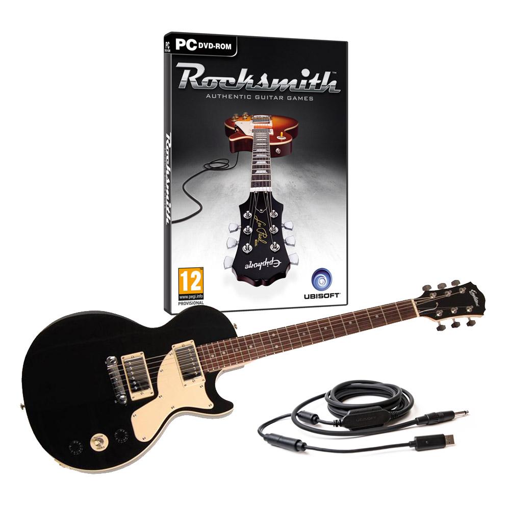 Foto Ubisoft Rocksmith Pc + Guitarra Elctrica Eagletone South State C50 - N