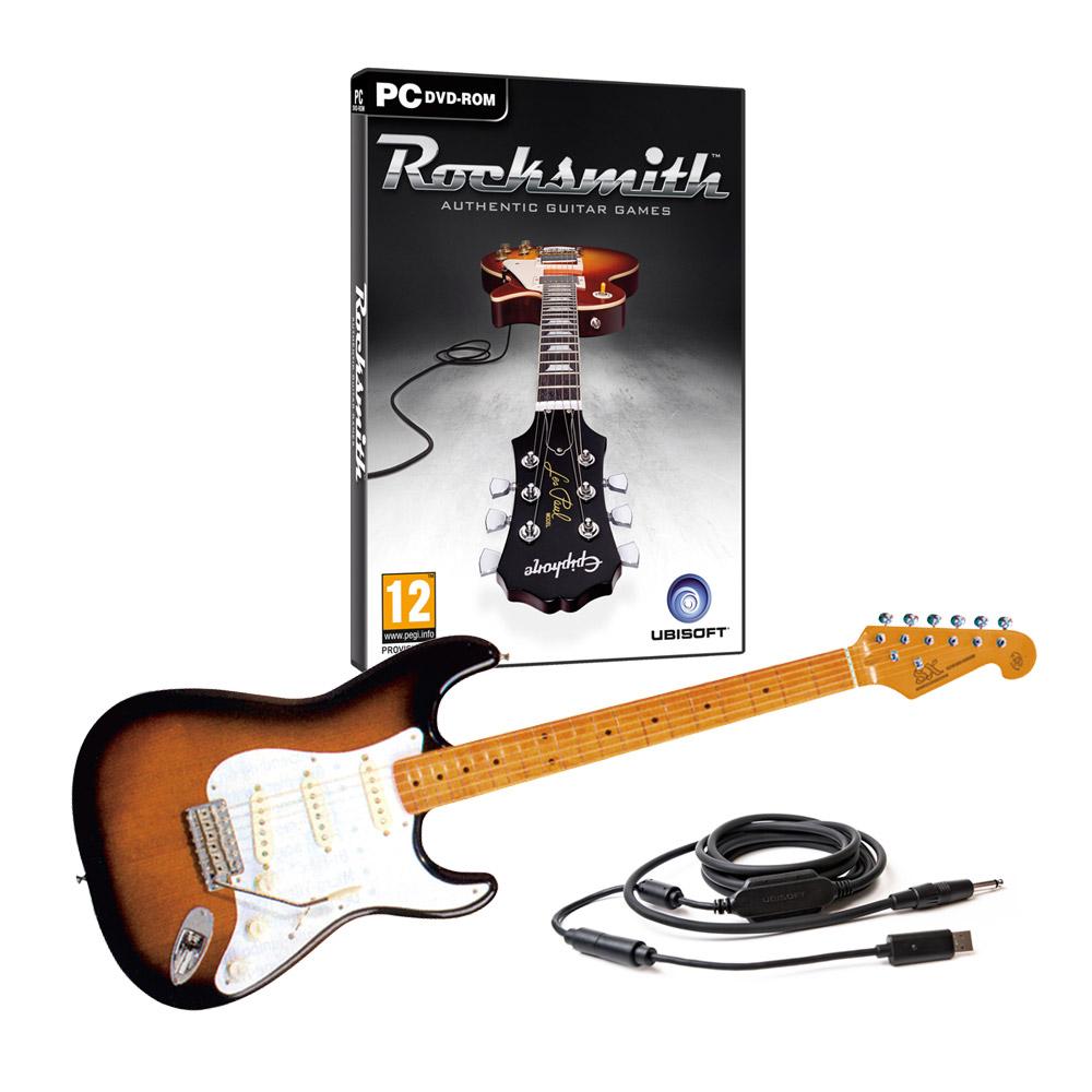 Foto Ubisoft Rocksmith Pc + Guitarra Elctrica Sst57-2ts