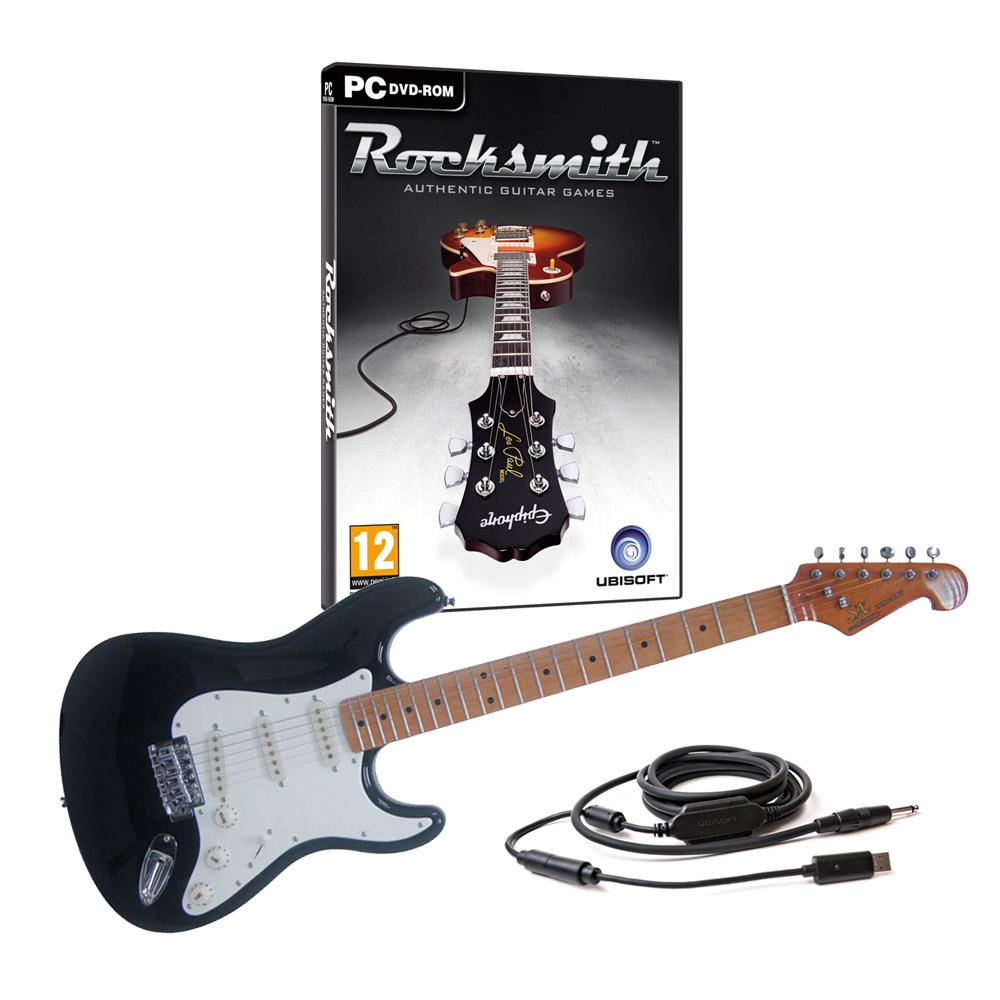 Foto Ubisoft Rocksmith Pc + Guitarra Elctrica Sst57-bk