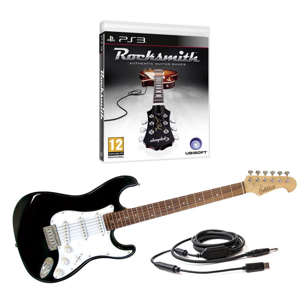 Foto Ubisoft Rocksmith Ps3 + Guitarra Elctrica Eagletone Sun State - Negra