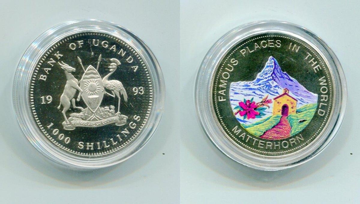 Foto Uganda 1000 Shillings 1993