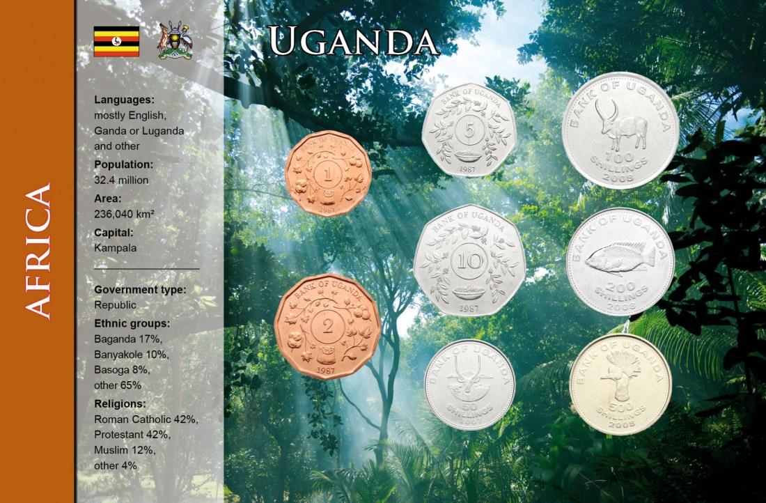 Foto Uganda 868 Shillings 1987-