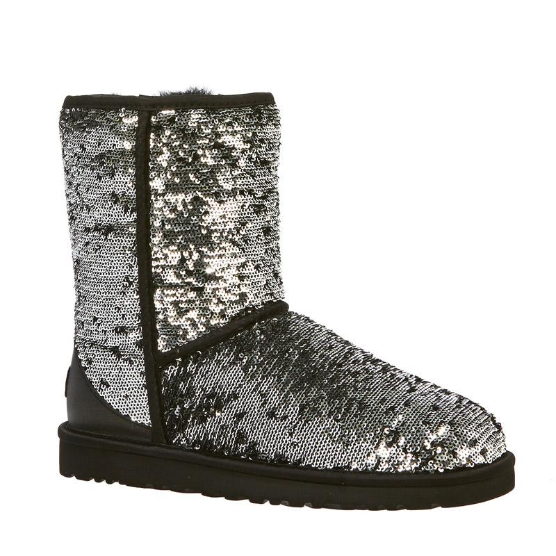 Foto Ugg australia Botas - 1002765 w classic short sparkles - Negro