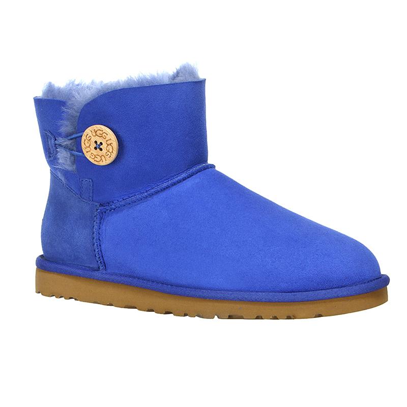 Foto Ugg australia Botas - 3352 mini bailey button - Azul / Marina de gu...
