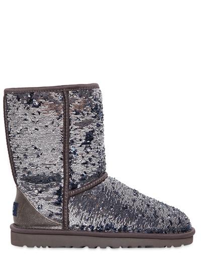 Foto ugg australia botas classic short de lentejuelas