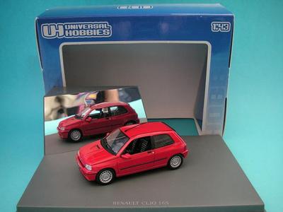 Foto Uh2500 - Renault Clio 16s - Red / Rojo - Universal Hobbies - 1/43