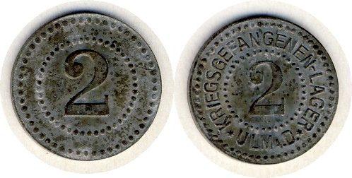 Foto Ulm 2 Pfennig o J
