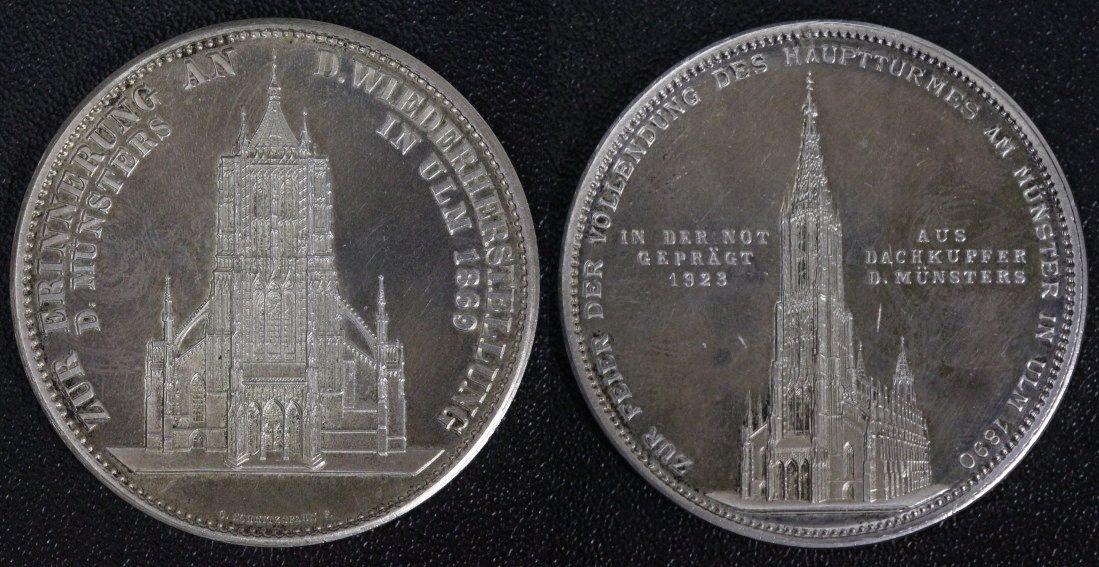 Foto Ulm, Stadt Medaille 1923
