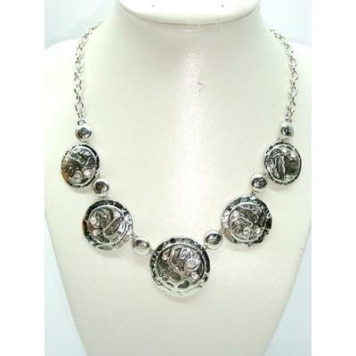 Foto Ultimo_precioso Collar De Importacion Rodio Plata Y Color_1 Solo Gasto De Envio