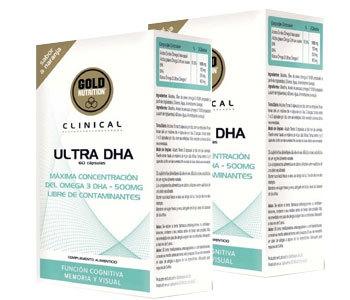 Foto Ultra Dha - Gold Nutrition - 2 Botes De 60 Cápsulas - Omega 3
