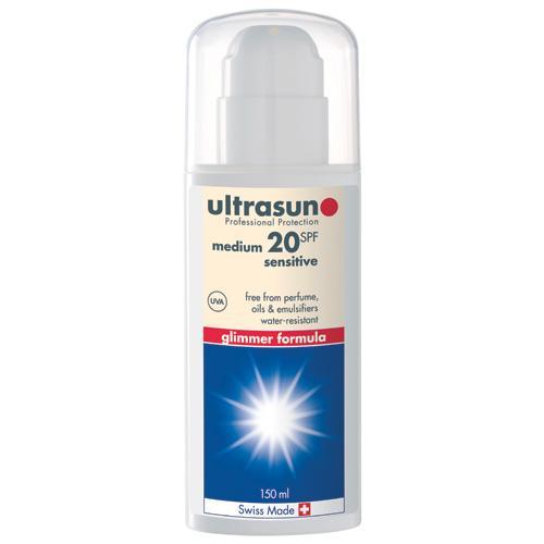 Foto Ultrasun Sensitive Glimmer Sun Cream SPF20 150ml