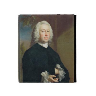 Foto Un hombre desconocido en el negro, 1735 (aceite en