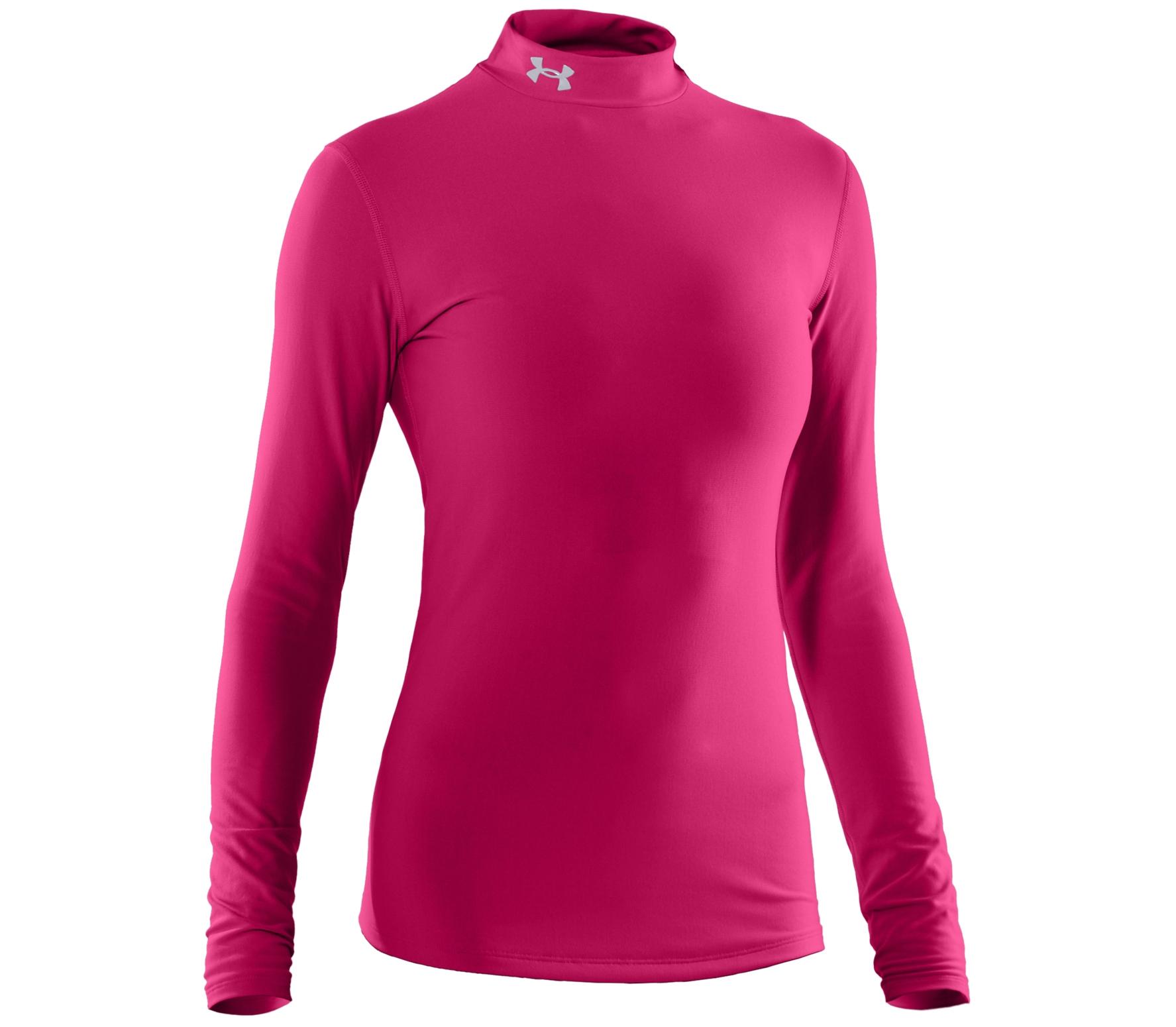 Foto Under Armour - Coldgear Mujer Compression Mock - rosa - S