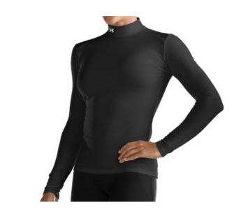 Foto Under Armour - Mujer Coldgear Subzero Compression Mock camiseta negro - XL