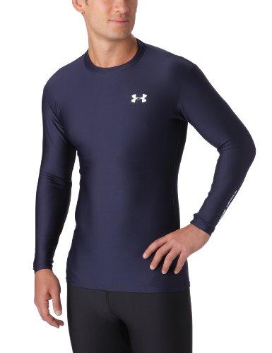 Foto Under Armour Coldgear Crew Ii Mock First Layer Compression Top Long Sleeved For Men To Protect Against Cold Midnight Navy Xxl