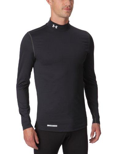 Foto Under Armour Coldgear Fitted Mock First Layer Compression Top Long Sleeved Polo Neck For Men To Protect Against Cold Black Xxl