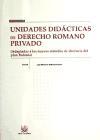 Foto Unidades Didácticas De Derecho Romano Privado