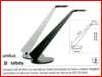 Foto Unilux Lampara Led Infinity.Doble Articulacion Brazo Y Cabeza.Apagado Automatico.Color Negro.Ref.651