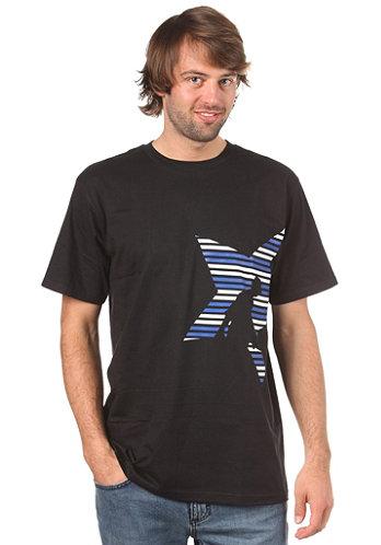 Foto United Skateboard Artists Big Star Stripes S/S T-Shirt black/white marine
