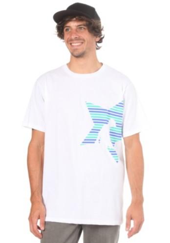 Foto United Skateboard Artists Big Star Stripes S/S T-Shirt white/evergreen marine