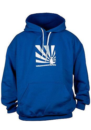 Foto United Skateboard Artists Kommunismo Hooded Sweat royal/white