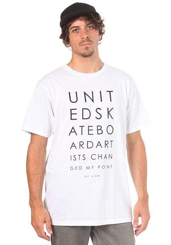 Foto United Skateboard Artists United Changed S/S T-Shirt white/black