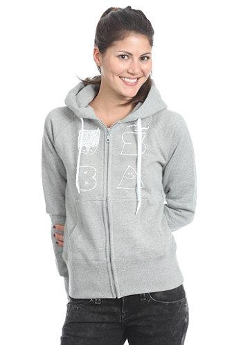 Foto United Skateboard Artists Womens Miss Hedgehog Hooded Zipper grey/white