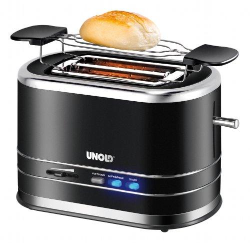 Foto Unold Toaster Chrome Style, Negro, Cromo, 800 W, AC 230 V, 50 Hz - Tostadora