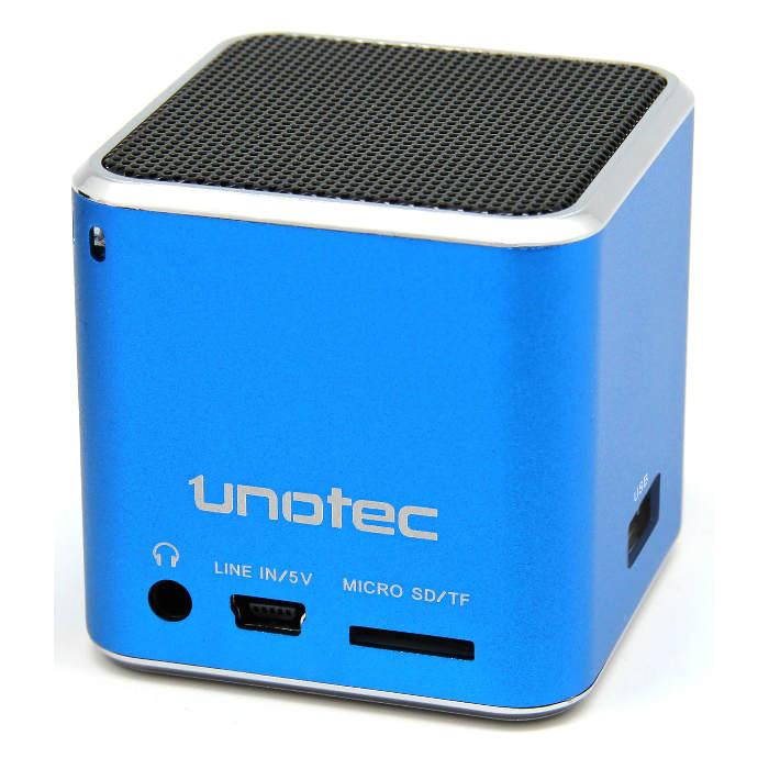 Foto Unotec MaxCube Plus Altavoz MP3 USB/Radio Azul