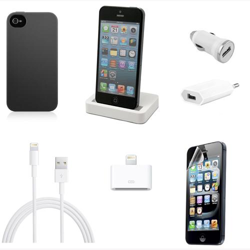 Foto Unotec pack esencial iphone 5, todos los accesorios para iphone