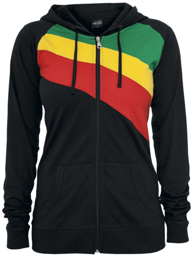 Foto Urban Classics: Ladies 3-Color Zip Hoodie - Chaqueta con capucha Mujer