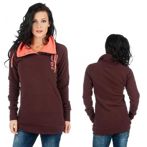 Foto Urban Surface Elena sudadera Aubergine marrón talla L