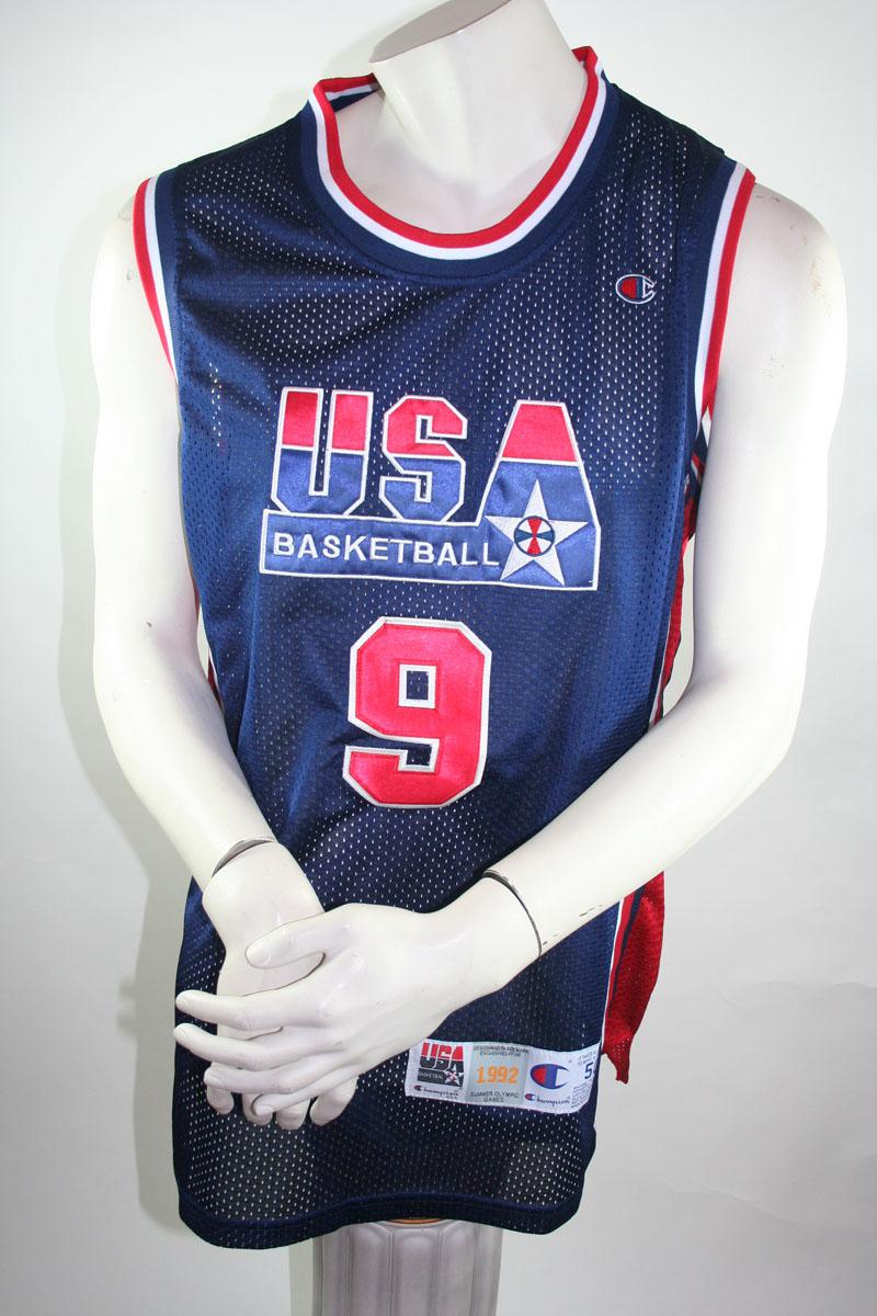 Foto USA Camiseta 9 Michael Air Jordan Dream Team Authentic NBA Champion