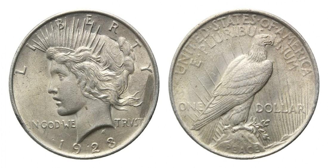 Foto Usa, Peace-Dollar 1923,