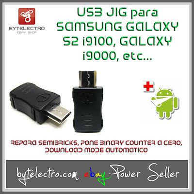Foto Usb Jig Para Samsung Galaxy S2 I9100, Galaxy I9000, Gama Galaxy, Etc...