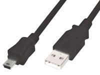 Foto USB-Kabel Ednet USB2.0 A -> mini B (5pin) 1,00m
