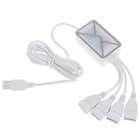Foto USB Universal E-mail/Webmail Notificador + 4-Port Hub (Gmail / Outlook / Outlook Express/POP3)
