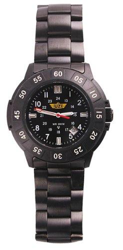 Foto Uzi Men's Uzi-001-M The Protector Tritium H3 Black Metal Strap Watch