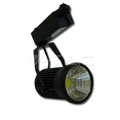 Foto V-TAC LED reflector de luz, Seguimiento de la Luz COB - Negro Cuerpo 20W Blanco