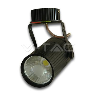 Foto V-TAC Reflector LED luz de techo - Cuerpo Negro 10W Blanco