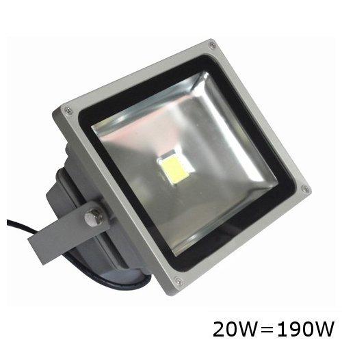 Foto V-TAC VT-4020 LED reflector 20W (190W) IP65 WW